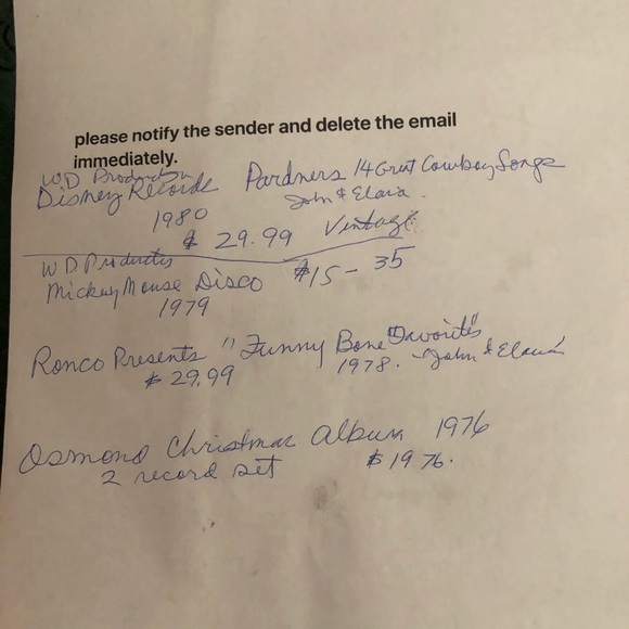 🔴or🌼Classic 1978-33 RPM RECORDS- OLIVIA - Picture 4 of 6